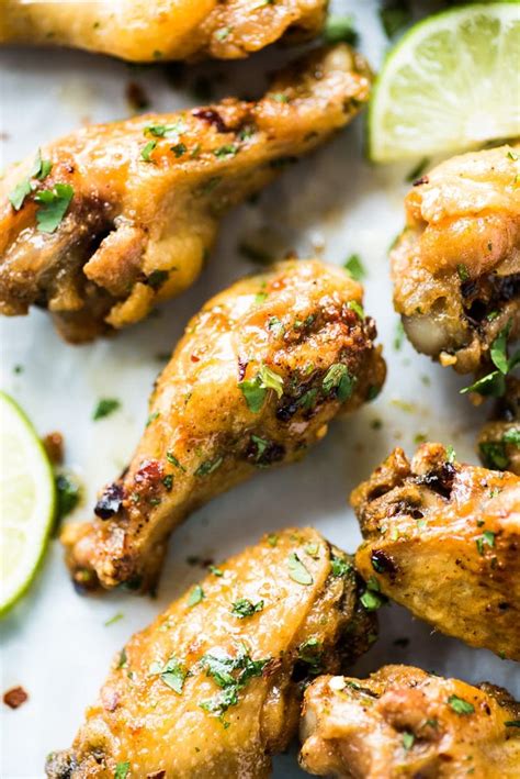 baked-chicken-wings-recipe-with-honey-lime-sauce image
