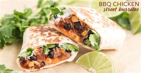 easy-bbq-chicken-black-bean-burritos image