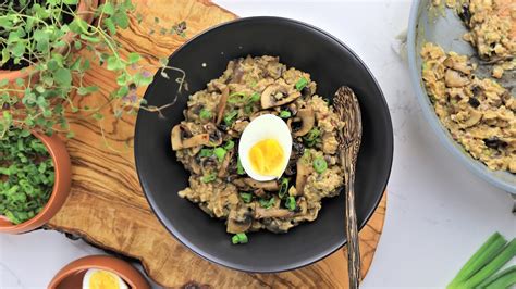 savory-mushroom-oat-risotto-recipe-easy image