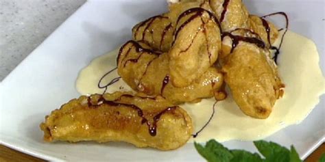 fried-bananas-with-chocolate-lavender-honey-and image