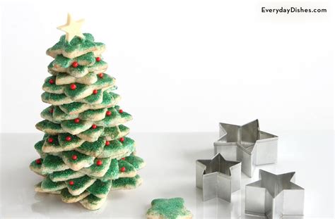stacked-sugar-cookies-christmas-tree-everyday-dishes image
