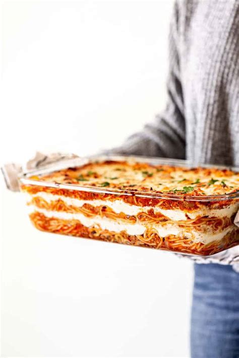 baked-spaghetti-recipe-delicious-layers-like-lasagna image