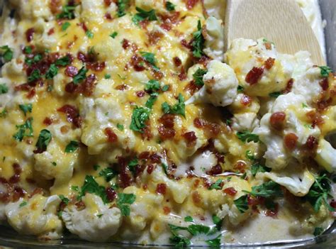 cheesy-cauliflower-bacon-gratin-forks-n-flip-flops image