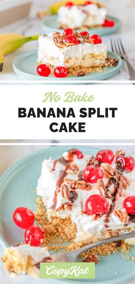 no-bake-banana-split-cake image