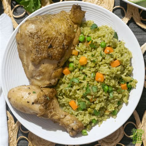 savory-arroz-con-pollo-peruvian-chicken-with-cilantro-rice image