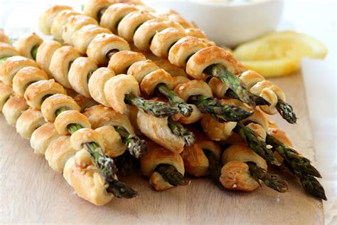 puff-pastry-wrapped-asparagus-dash-of-savory image