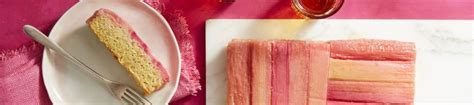 how-to-make-rhubarb-and-almond-upside-down-cake image