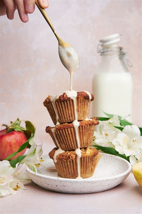 healthy-apple-cinnamon-muffins-with-almond-flour image