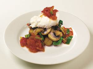 poached-egg-with-pan-roasted-garden-vegetables-and image