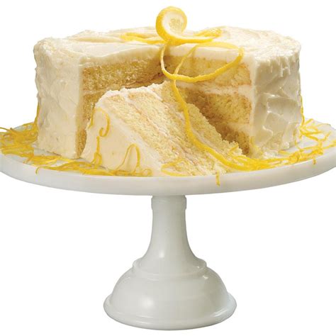 triple-layer-lemon-cake-with-lemon-buttercream-icing image