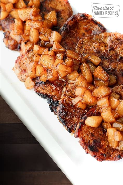 grilled-pork-chops-with-spiced-pears-favorite-family image