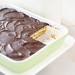easy-peanut-butter-chocolate-eclair-dessert image