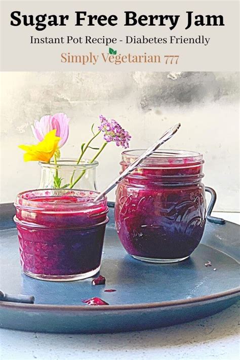 easy-sugar-free-berry-jam-recipe-simplyvegetarian777 image