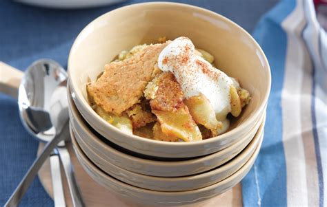 fresh-apple-cobbler-with-golden-syrup-healthy-food image