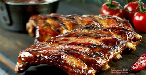 awesome-glazed-pork-ribs-on-a-george-foreman-grill image