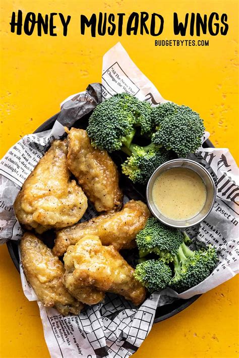 honey-mustard-chicken-wings-oven-baked-crispy image