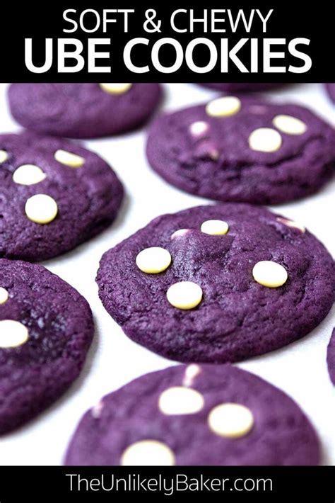 ube-cookies-recipe-soft-and-chewy-the-unlikely image