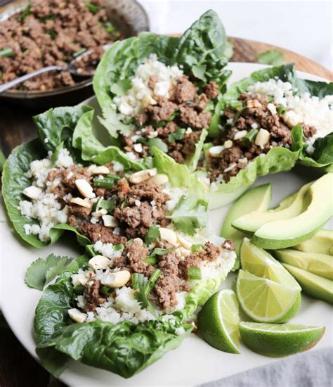 ground-beef-thai-lettuce-wraps-whole30-low-carb image