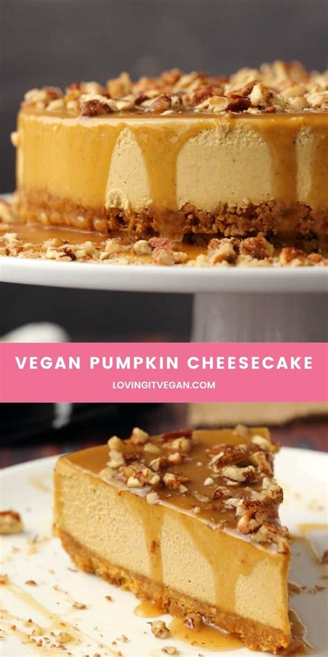 vegan-pumpkin-cheesecake-loving-it-vegan image