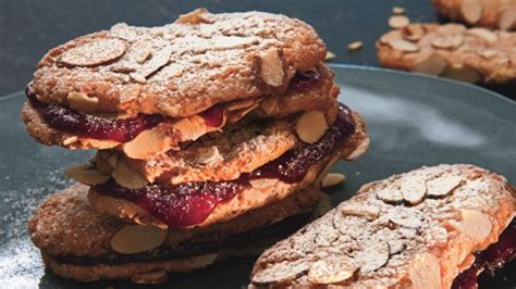 chewy-almond-raspberry-sandwich-cookies-bon image
