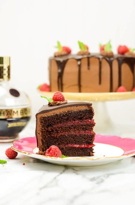 chocolate-raspberry-cake-with-whipped-ganache-frosting image
