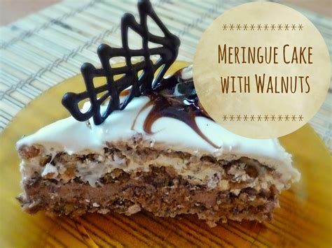 meringue-cake-with-walnuts-recipe-easy-peasy image