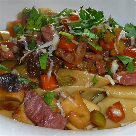 pappardelle-with-mushrooms-and-smoked-duck image