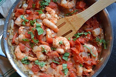 tomato-basil-shrimp-pasta-easy-shrimp-pasta image