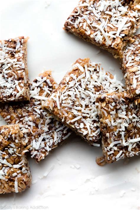 no-bake-chewy-coconut-granola-bars-sallys-baking image