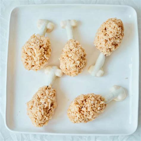 rice-krispie-turkey-drumstick-treat-thanksgiving-kids image