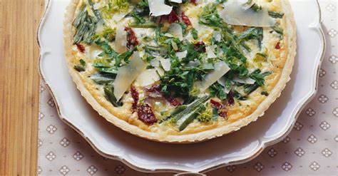 green-bean-quiche-with-parmesan-recipe-eat-smarter image