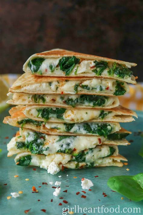 cheesy-spinach-quesadillas-girl-heart-food image
