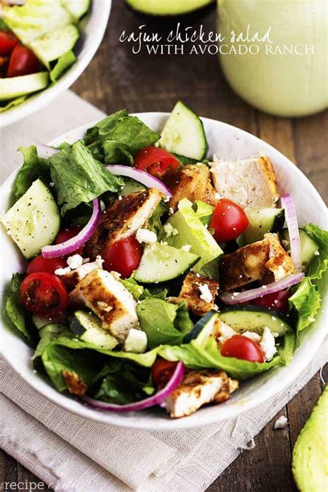 cajun-chicken-salad-with-avocado-ranch-dressing image