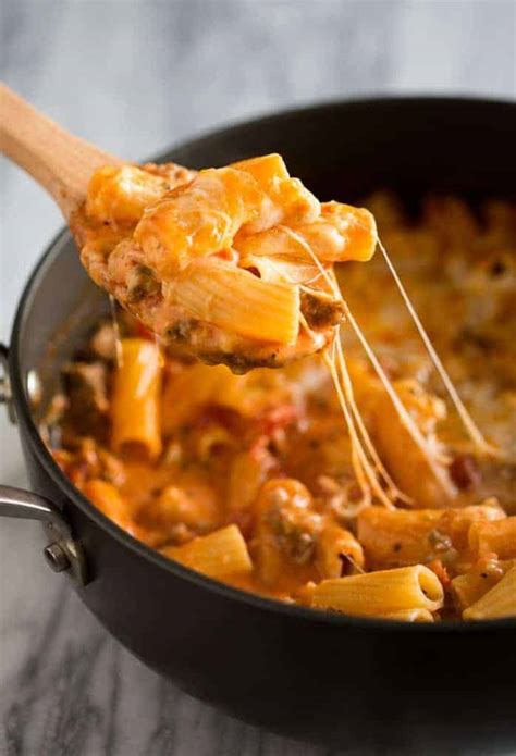 one-pan-baked-ziti-recipe-tastes-better-from-scratch image