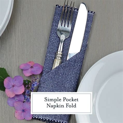 simple-pocket-napkin-fold-easy-napkin-folding-idea image