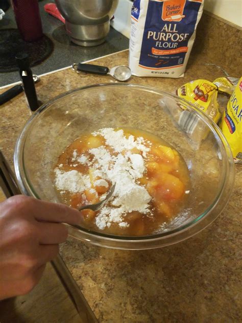 grandmas-peach-cobbler-crisp-recipe-delishably image