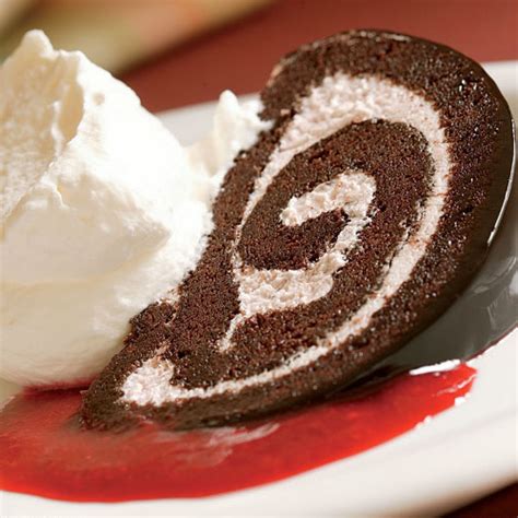 chocolate-roulade-with-raspberry-filling-finecooking image