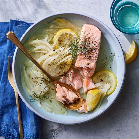 poached-salmon-with-fennel-lemon-eatingwell image