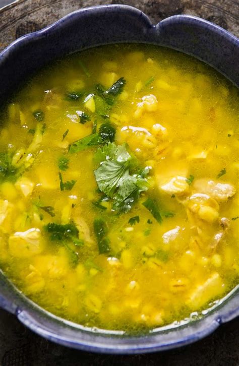turkey-soup-with-lemon-and-barley-recipe-simply image