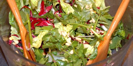 arugula-and-boston-lettuce-salad-with-walnut-oil image