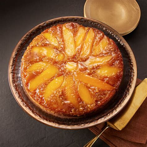 mango-upside-down-cake-recipe-land-olakes image