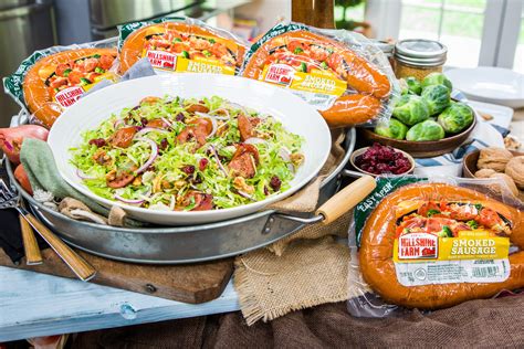 hillshire-farm-smoked-sausage-and-brussels-sprout-salad image