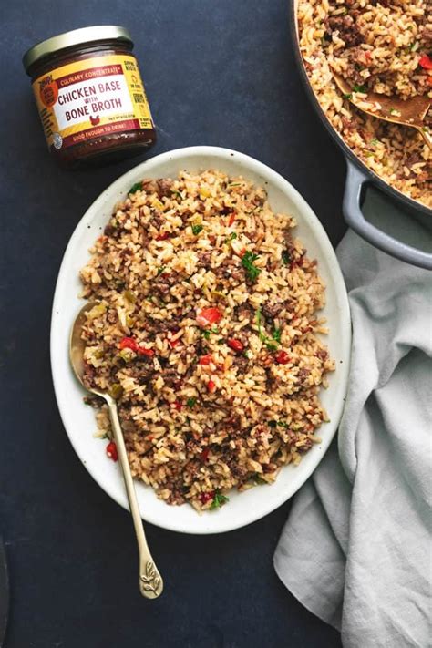 cajun-dirty-rice-recipe-creme-de-la-crumb image