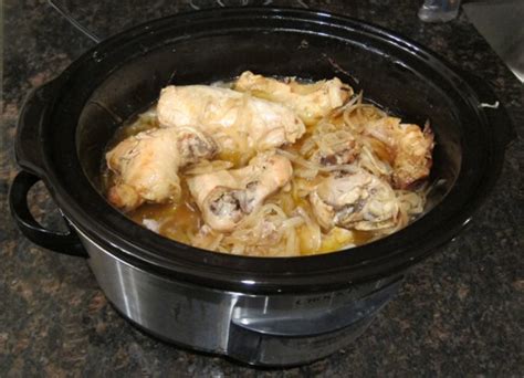two-ingredient-slow-cooker-chicken-onion-stew image