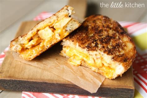bbq-chicken-grilled-cheese-sandwiches-recipe-the image