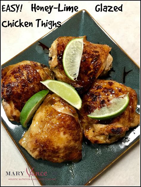 easy-recipe-honey-lime-glazed-chicken-thighs-paleo image