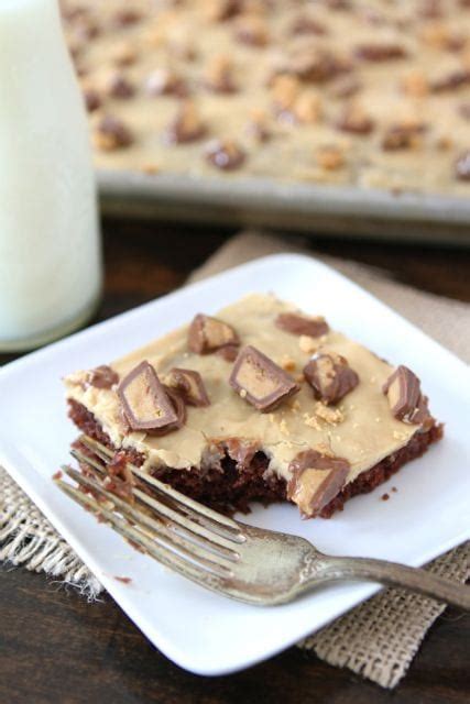 chocolate-sheet-cake-with-peanut-butter-frosting image