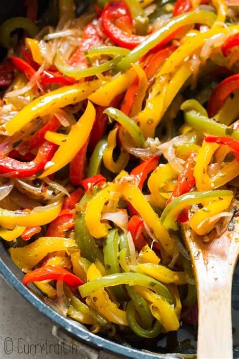 easy-sauteed-peppers-and-onions-recipe-curry-trail image