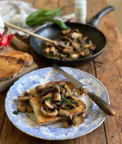 wild-garlic-mushrooms-on-toast-lavender-and-lovage image