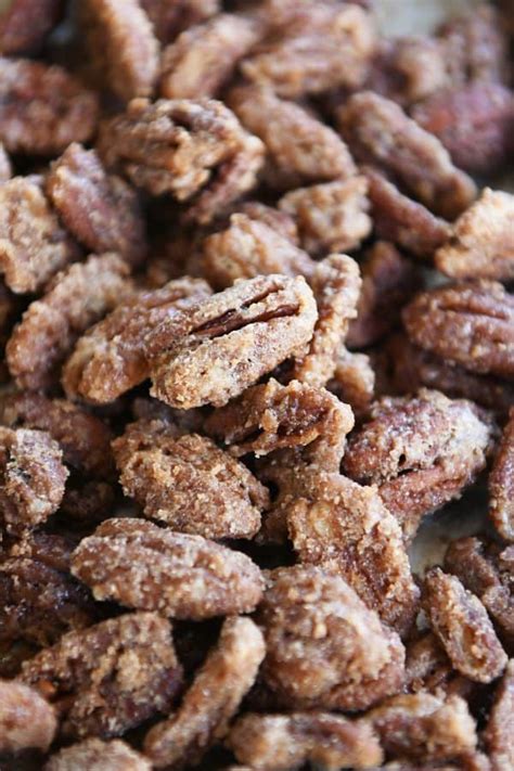easy-cinnamon-and-sugar-candied-pecans-mels image